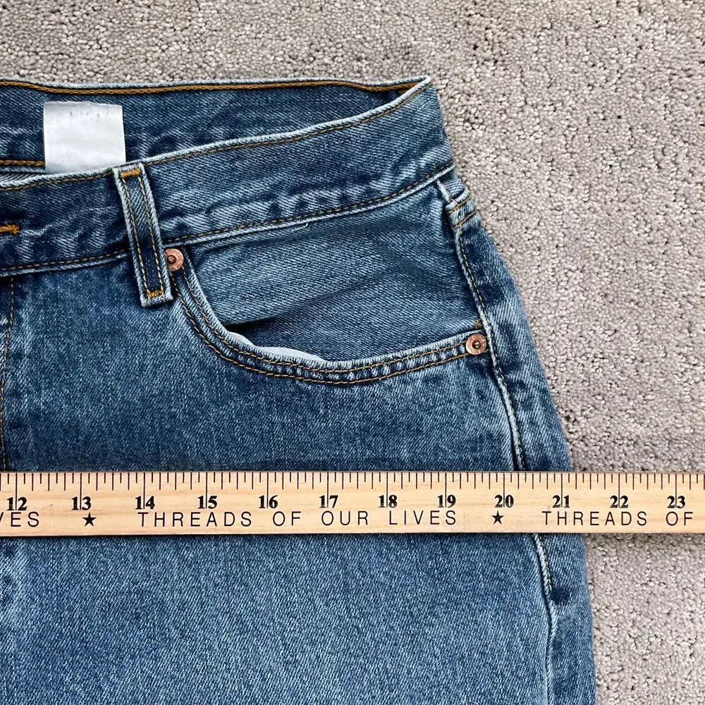 Levis 501 Jeans Men W36 L32 M Blue Button Fly 423 Straight Denim Red Bat‎ Wing